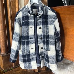 Madewell plaid shacket.